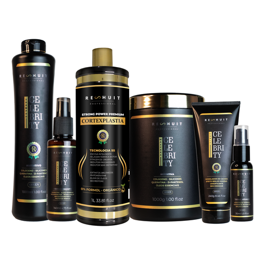 Kit Transformação  Córtexplastia Orgânica Premium 6 produtos